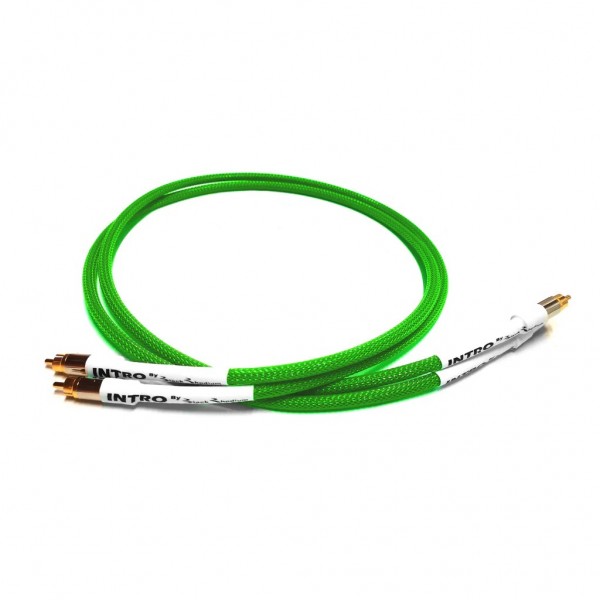 INTRO RCA Interconnect Green 1M Pair 
