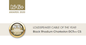 Новая модель акустического кабеля Black Rhodium Charleston признана лучшей в своей категории и вошла в список горячо рекомендуемых товаров 2020 года от журнала Hi-Fi+